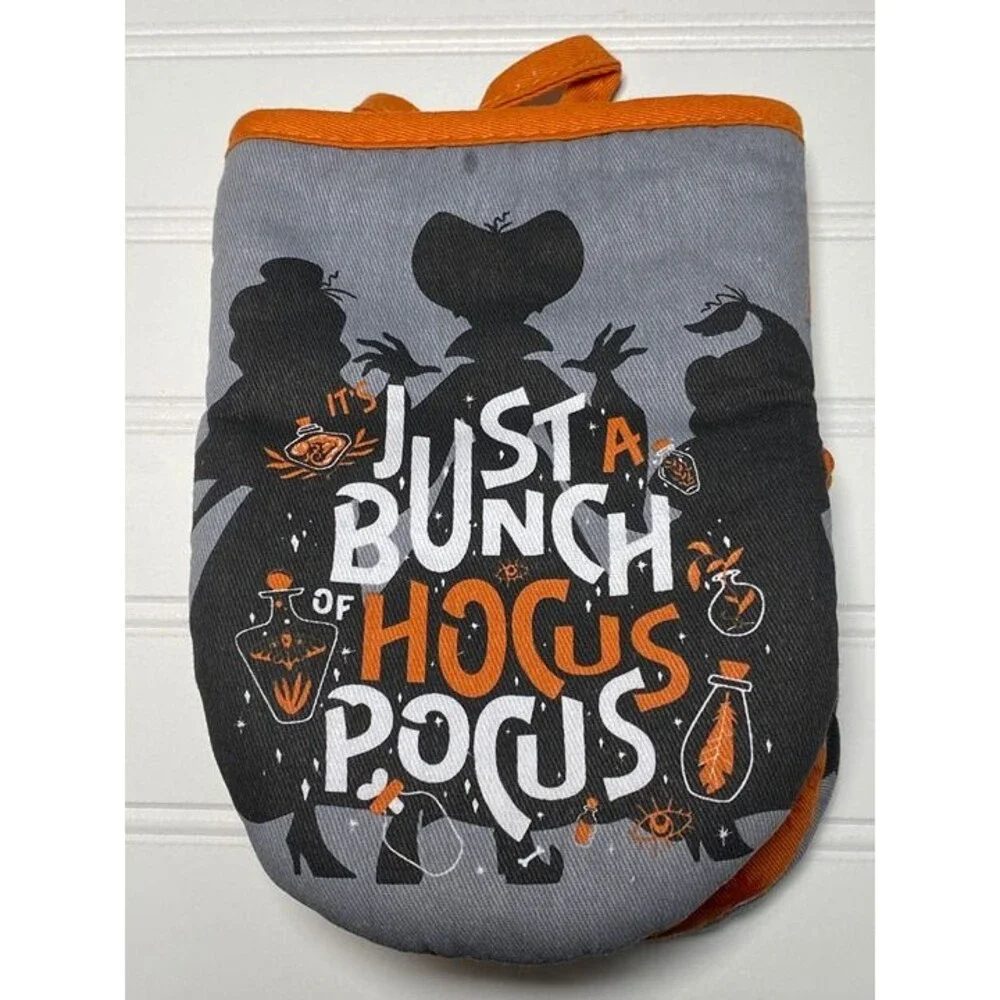 Disney Just Bunch Of Hocus Pocus Oven Mini Mitt 2pc Sanderson Sisters Halloween